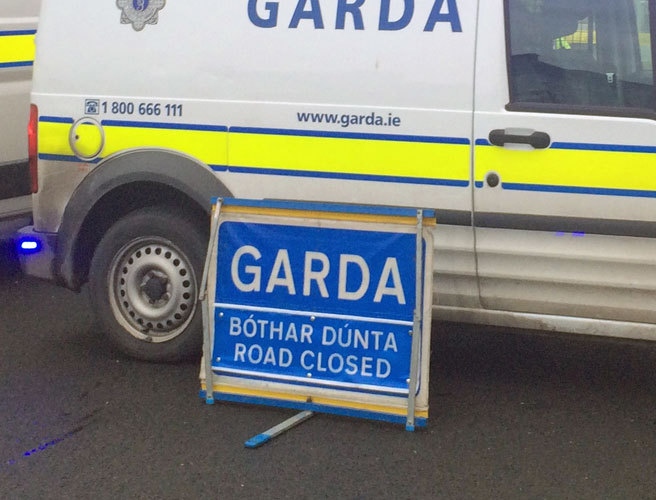 The N55 between Glasson and Tang is closed tonight following a serious road crash.