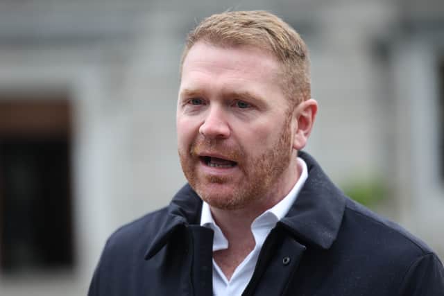 Sinn Fein’s Pearse Doherty said he “hoped the lads can do the business tonight”, but said it was “wrong” that “so many people in the north” would not be able to watch the match free-to-air because it is geoblocked and said the Government needs to “urgently address” this issue.