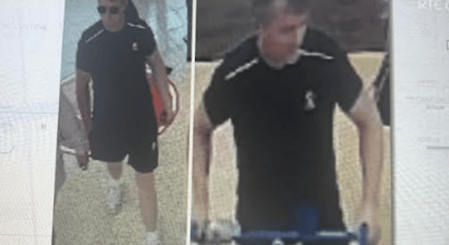Image of the suspect via RTÉ's Crimecall