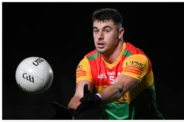 Colm Hulton in action for Carlow. Photo: Matt Browne/Sportsfile