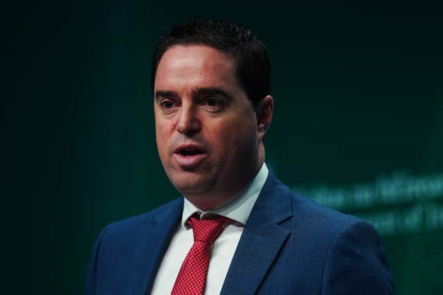 Patrick McCormick, national treasurer of the IFA, told the Press Association: “We’re here this morning seeking Larry Murrin to step down from his position, or for Minister Heydon to remove him from that position.”
