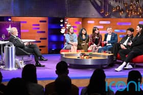 Graham Norton and his guests on Friday night's show. Photo: Matt Crossick/PA Media