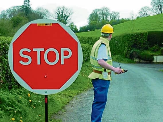 Nenagh Court was told that a Tipperary motorist rugby tackled stop/go sign operator File picture