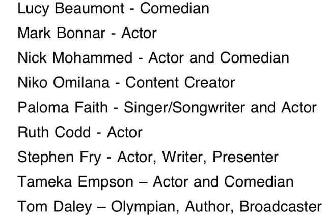 The celebrities that are confirmed for the first ever season of The Celebrity Traitors are: 