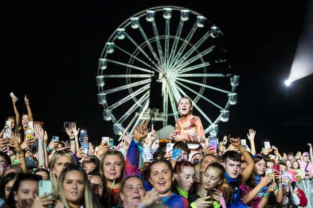 Electric Picnic wheels set to turn.