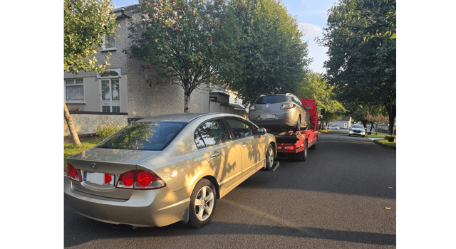Gardai in Carlow seized two vehicles during check-point operation on Tullow Road