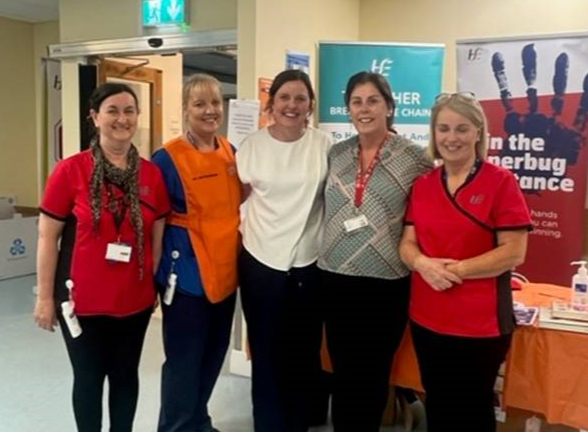 Theresa Cronin (HSE Primary Care Services Carlow/Kilkenny)  and Julie Meally (Infection Prevention and Control Clinical Nurse Specialist, HSE Carlow/Kilkenny).