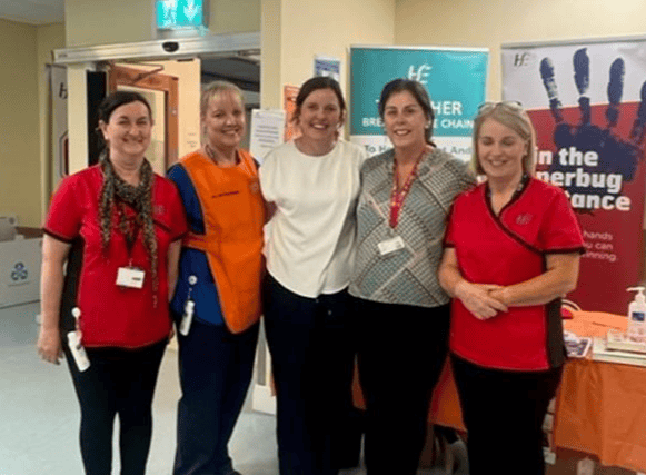 Theresa Cronin (HSE Primary Care Services Carlow/Kilkenny) and Julie Meally (Infection Prevention and Control Clinical Nurse Specialist, HSE Carlow/Kilkenny).
