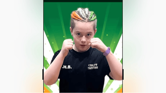 Saoirse Hogan Balfe from Carlow Muay Thai
