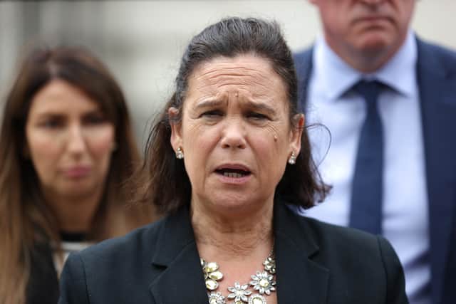 Meanwhile, Sinn Fein leader Mary Lou McDonald described the scenes of violence in Ballymena as “unnerving”.