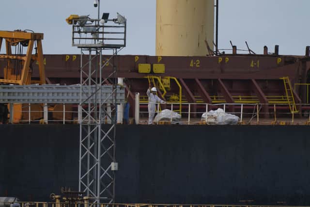 The crew were told to “make sure everything is burnt” and to use paint thinner to set the cargo alight.