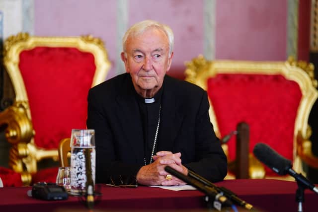 He told how “moving” it was to sit in the basilica and watch as others solemnly filed past the coffin this week.