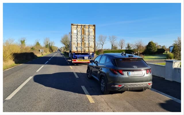 Gardaí issue warning as lorry caught travelling shocking speed outside school