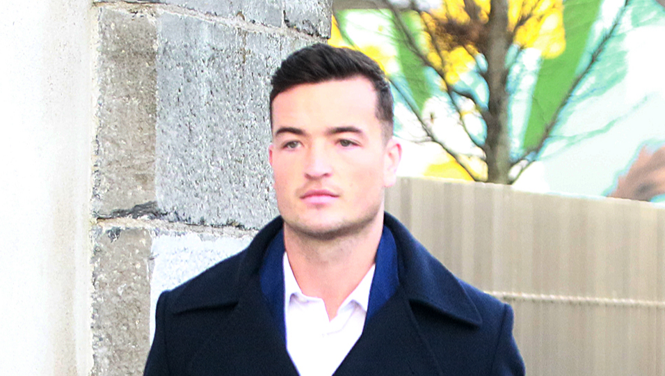 Limerick hurler Kyle Hayes outside court on a previous occasion I PICTURE: Brendan Gleeson