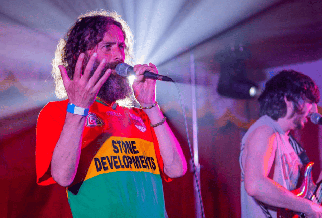 Photo: Johnny Jude feat. Shakalak performing at Carlow Live and Local 2024 Image courtesy of Carlow Arts Festival Facebook