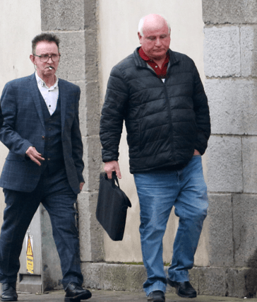 Convicted criminals Kenneth Dundon (left) and Anthony Kelly outside Limerick Courthouse on Thursday I PICTURE: Brendan Gleeson