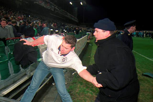 "The game kicked off again (after he scored) and there was a little bit of sort of murmur in the air that something was happening but, as players, you are just trying to get on with your job and you don't really notice what's happening in the stadium and in the crowd," he told Anton Savage on Newstalk.