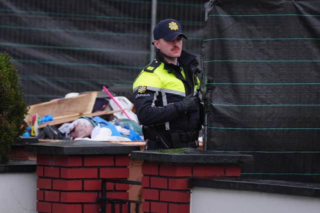 The latest search at the house in Navan is being led by the Meath Serious Crime Hub based at Navan Garda Station, supported by the Meath divisional search team and Garda National Technical Bureau.
