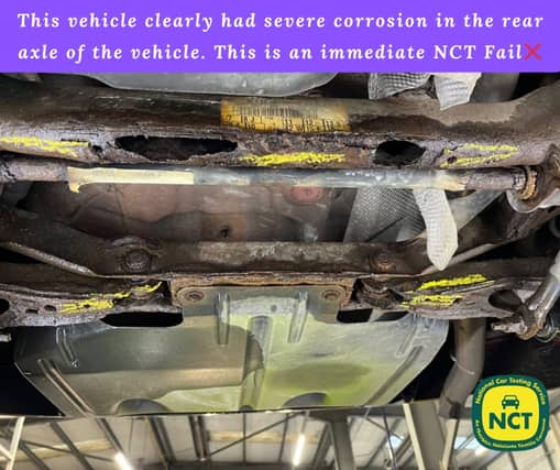 "Don't overlook your vehicle's NCT," they warned. Fellow motorists were quick to react to the post with one writing, "He must have skipped a fair few of them that didn't happen overnight."