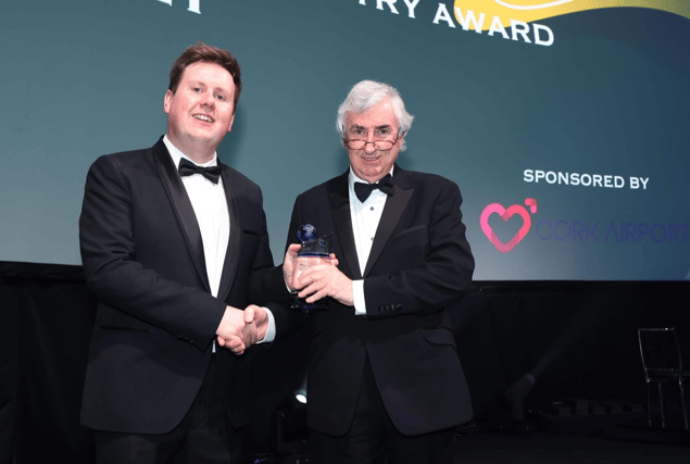 Joe Tully at the ITAA awards