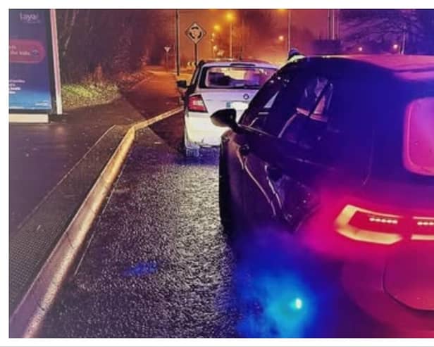 The driver of the vehicle held a learner permit and was unaccompanied as well as multiple other violations
