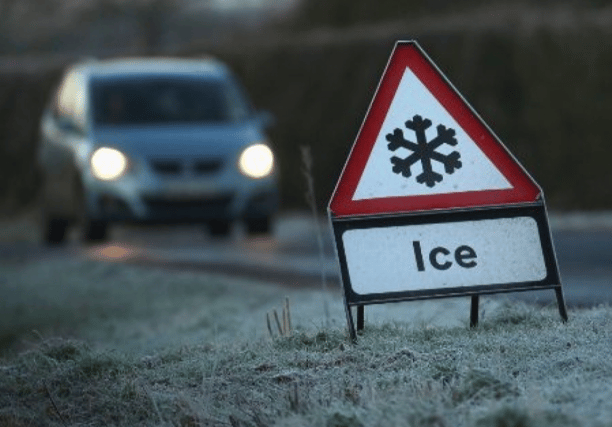 Highest temperatures of just 1 to 4 degrees