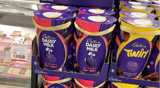 Irish shoppers baffled as Easter eggs replace selection boxes for sale in supermarkets