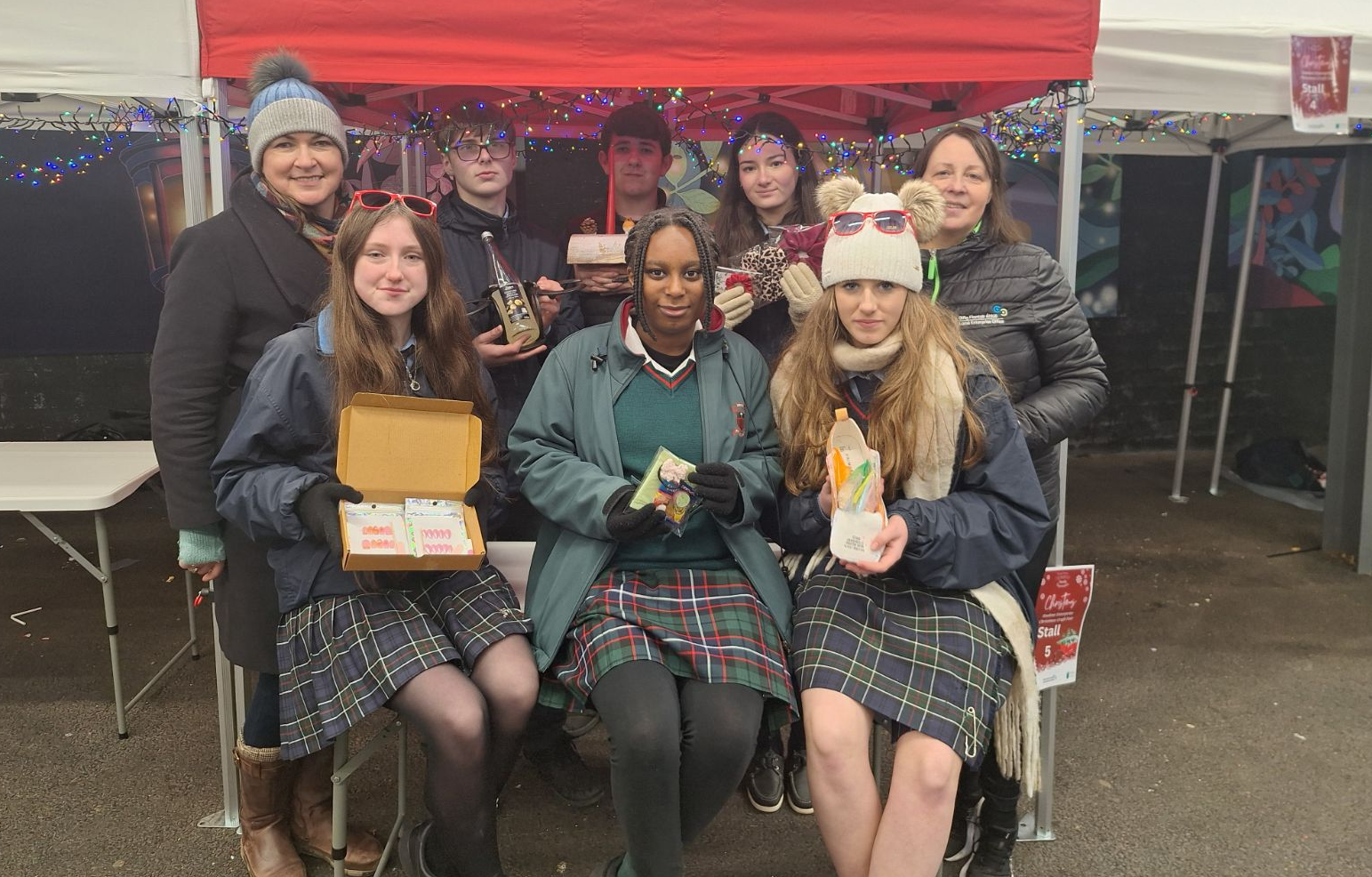 The Exchange in Carlow was alive with festive cheer and entrepreneurial spirit as the Student Enterprise Christmas Fair took place on the 12th and 13th of December 2024.