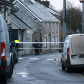 Gardai examining the scene of the incident in Rathkeale |PICTURE: Brendan Gleeson