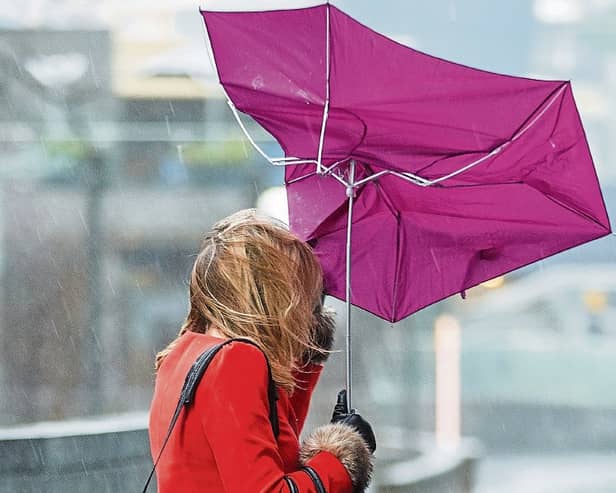 There could be severe wind gusts