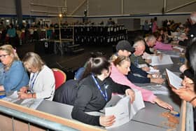 The count centre in Kilkenny PICTURE: Harry Reid