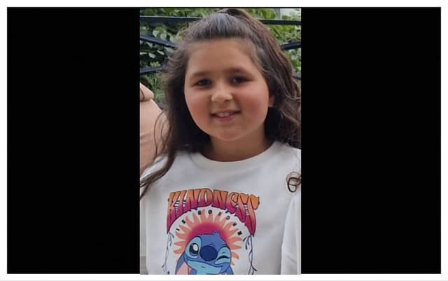 8-year-old girl Malika Noor Al Katib