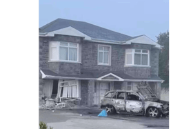 The scene of the ramming incident in Rathkeale