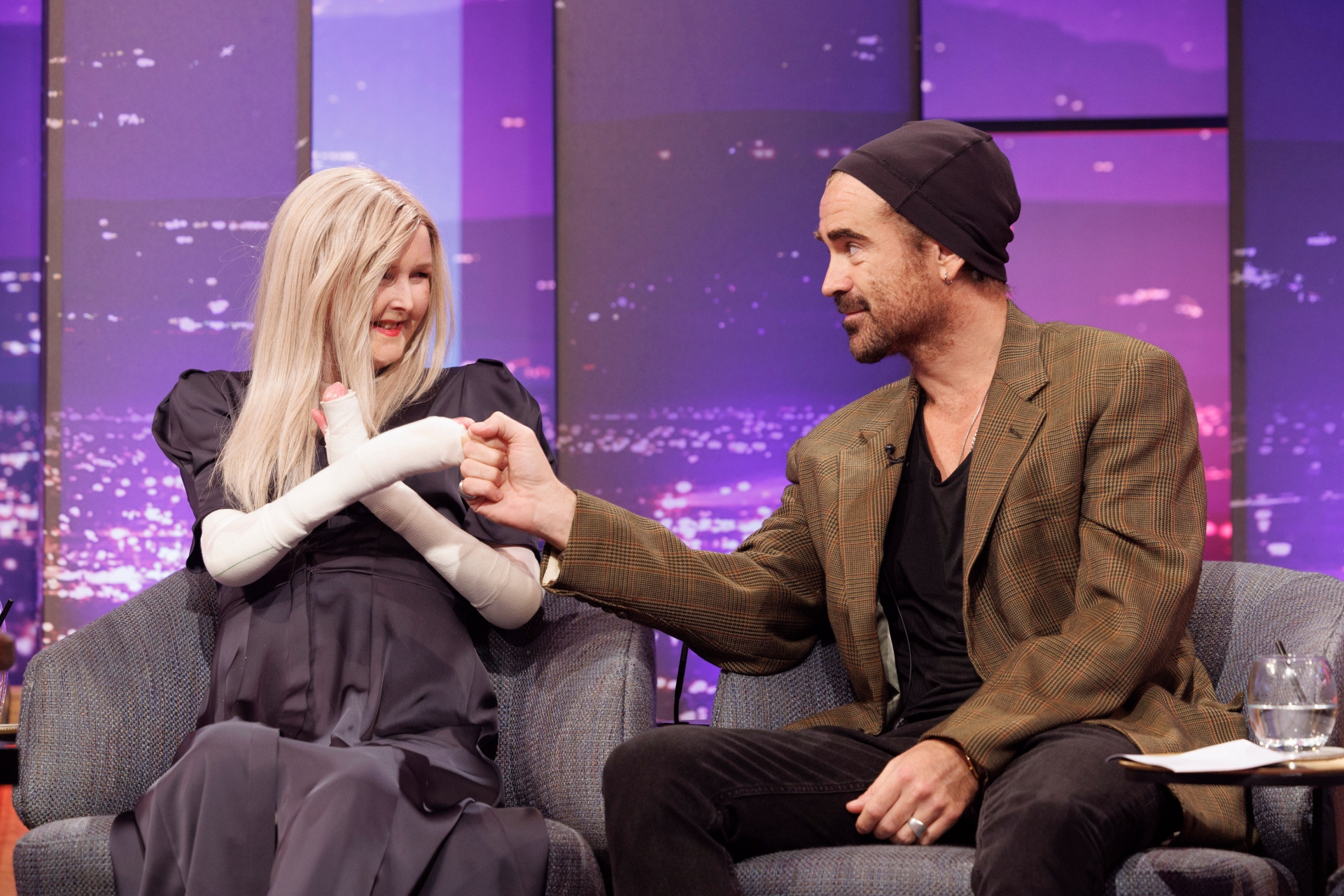 Hollywood A-lister and Emma Fogarty, Ireland’s longest-surviving person battling the genetic condition epidermolysis bullosa, starred on RTE’s Late Late Show on Friday