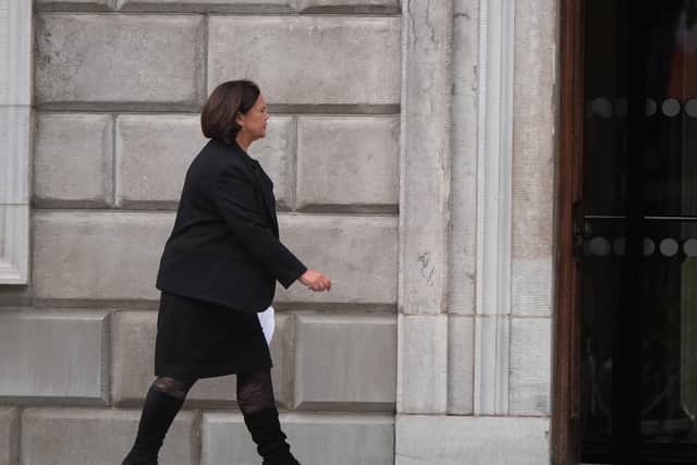 “No, there are no questions over Mary Lou McDonald’s leadership,” Ms O’Neill told reporters on Wednesday.