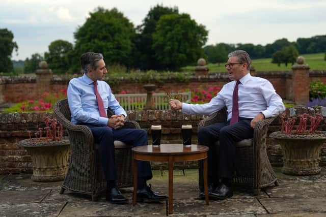 Mr Harris was the first international leader hosted by Sir Keir in the UK following the July election, in a bid to foster the close relationship.