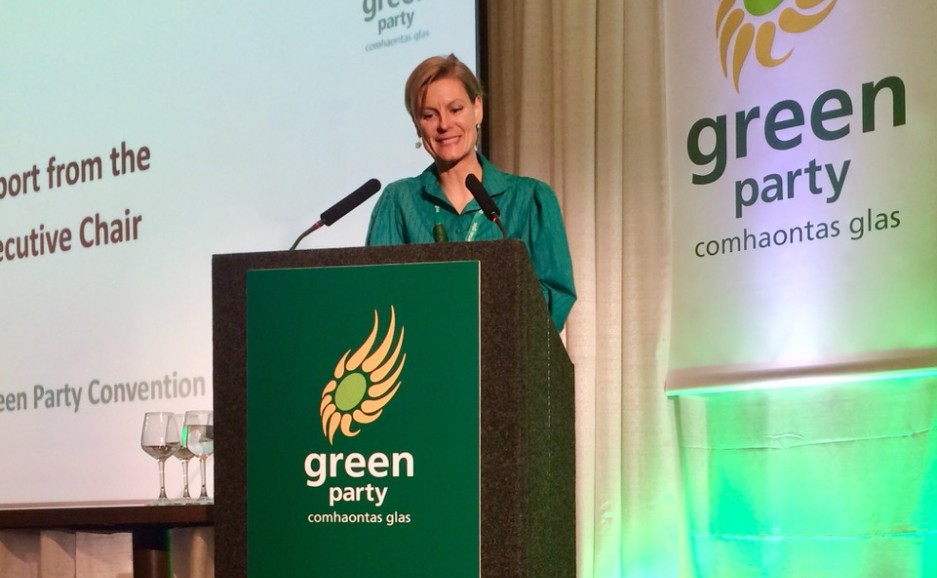 Laois-Offaly election candidate speaks at Green Party convention