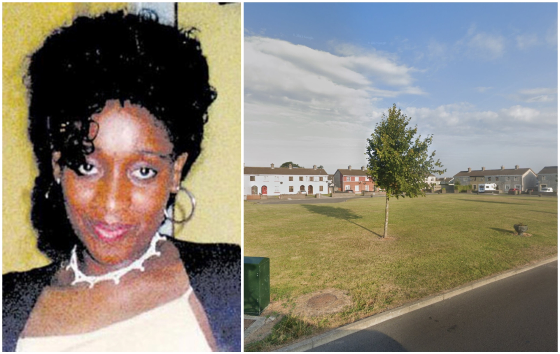 Paiche Unyolo Onyemaechi and St Herblains Park in Waterford where she lived
