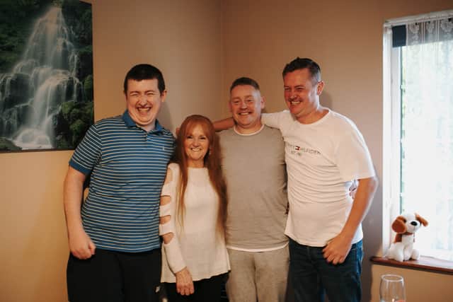 Five weeks after receiving the news, Mr Balls travelled to Fedamore in Limerick to meet his long-lost Irish family.