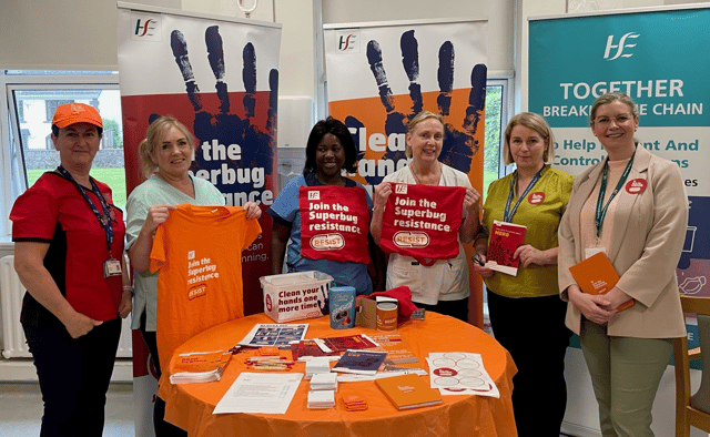Pictured at the launch of the HSE’s national “RESIST” hand hygiene campaign’s implementation in Carlow District Hospital