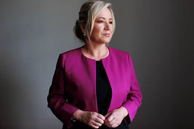 Ms O’Neill also rejected criticism over Sinn Fein MPs continuing their long-held policy of not taking their seats at Westminster, insisting the party makes a difference.