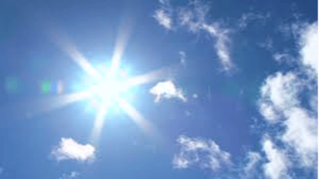Highest temperatures of 20 to 25 degrees