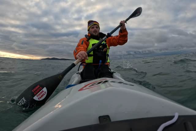 He is hoping to set off from West Wittering in Chichester in early June, kayaking along the South Coast towards Penzance, before crossing the Irish Sea, skirting along the coast of Ireland and Northern Ireland.