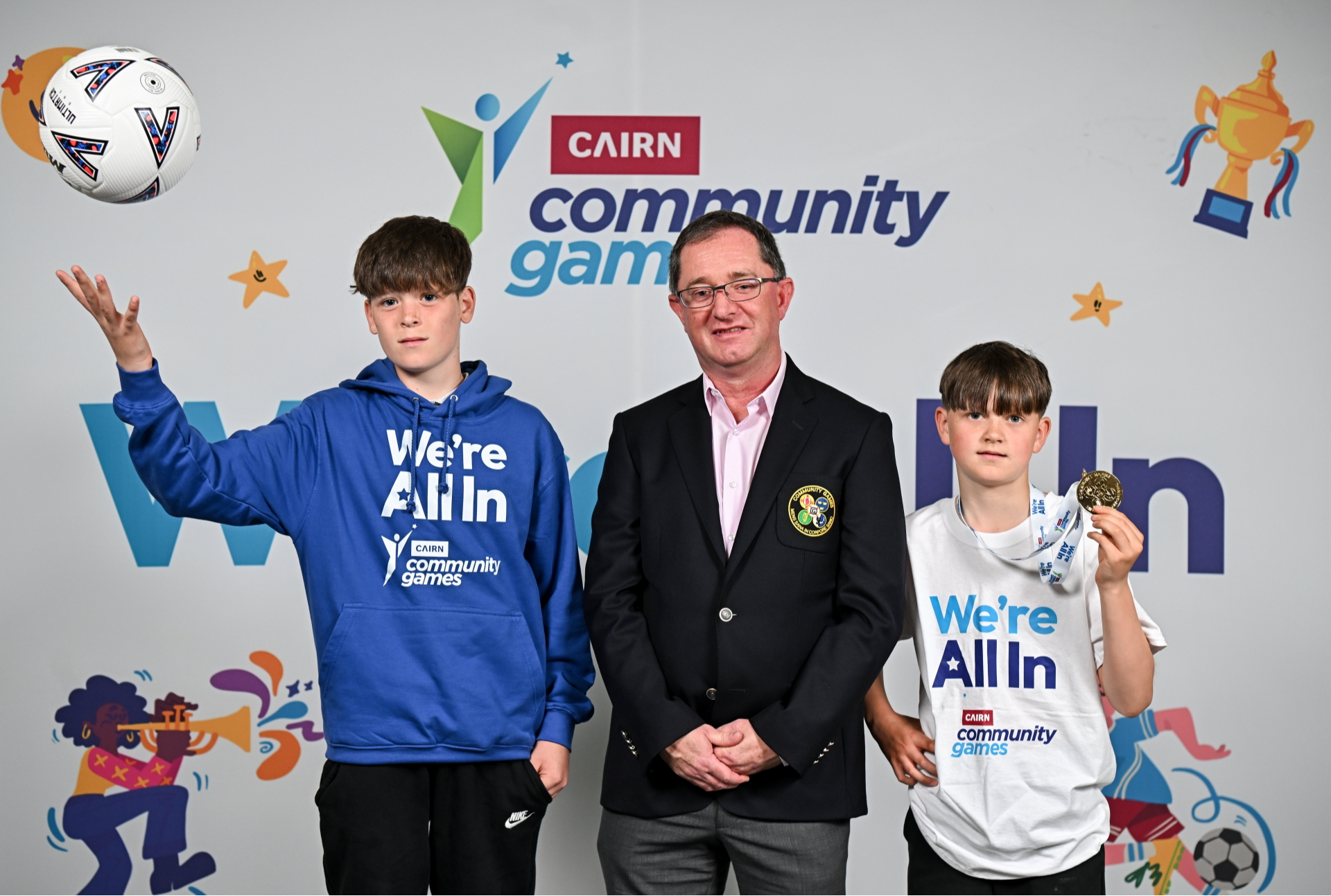 Photo L:R- Glen Cantwell, Gerry McGuiness and John O'Brien