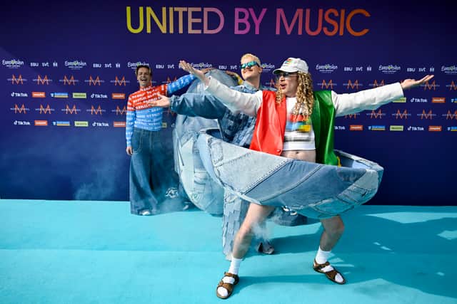 Sweden’s contestant, the Norwegian-born twin singers Marcus & Martinus, will also perform their love song Unforgettable, but are through to the final as the country won the competition in 2023.