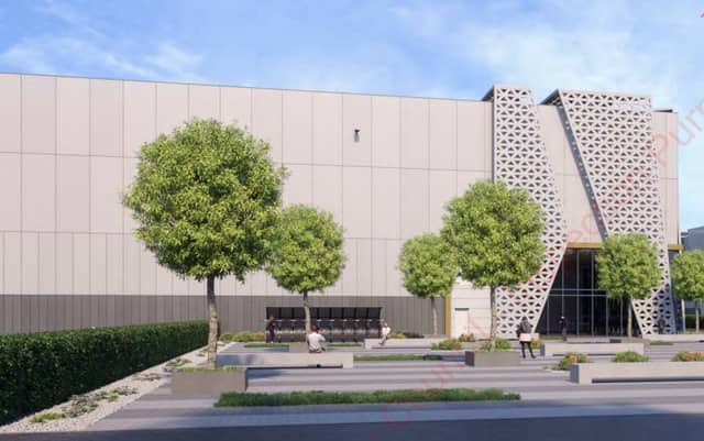 An artist's image of the new development (AKM Design)