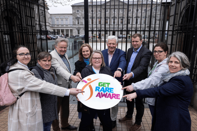Vicky McGrath (Front), with patient representatives, Photo: GRA