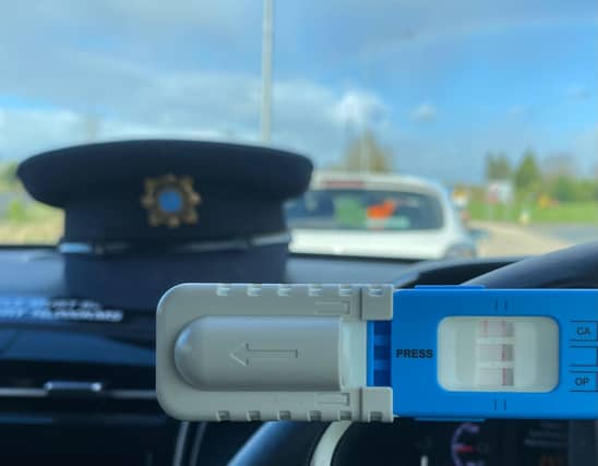The youth, according to gardai, also failed a roadside drug test which confirmed the presence of cannabis in his system
