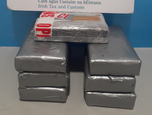 According to Revenue, the drugs, which were seized on Monday, have an estimated street value of €546,000. 