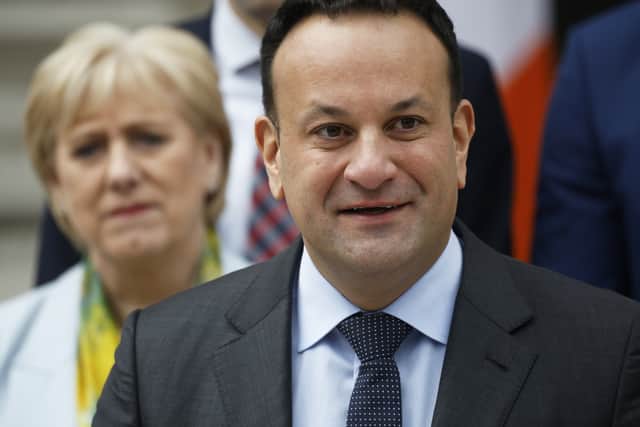 First Minister Michelle O’Neill said there will be “plenty of time for people to pass their view on the Taoiseach’s tenure”, but said she is “clear” she believes that a general election should be called in the Irish Republic.